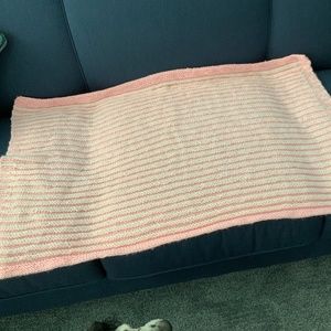 BABY BLANKET...HAN MADE....24"WX38''L